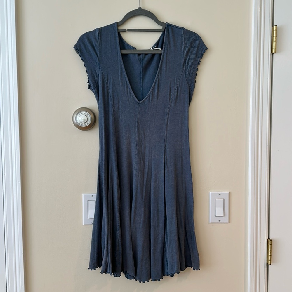 Blue dress